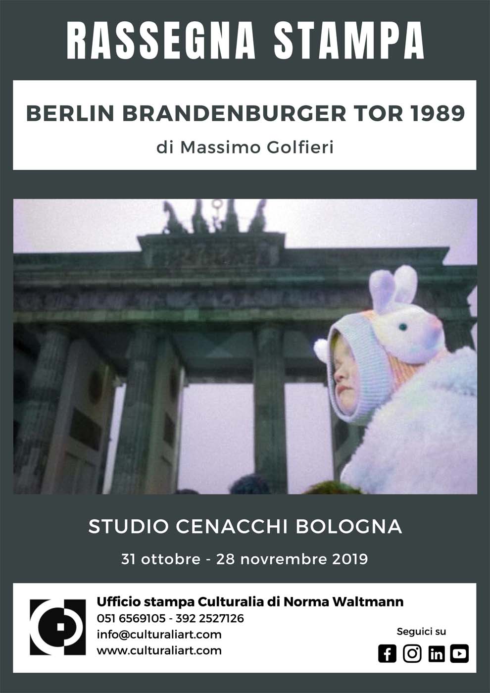 BERLIN BRANDENBURGER TOR 1989 di Massimo Golfieri