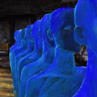 BLUE UNNATURAL - video d'artista di Marco Bolognesi